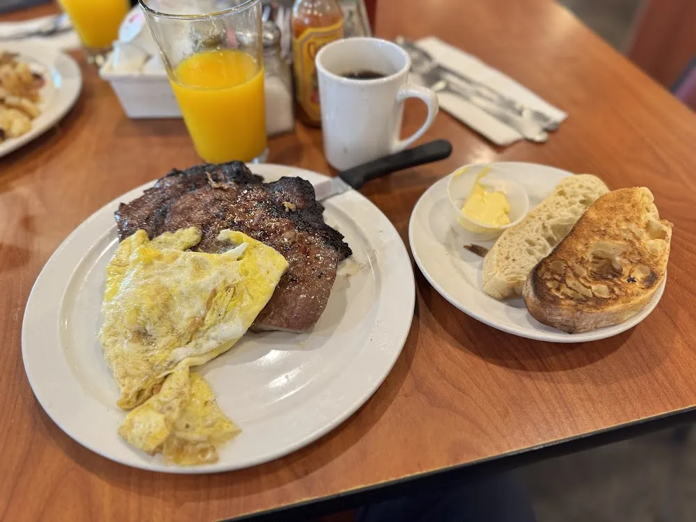 Steak and Eggs and Toast